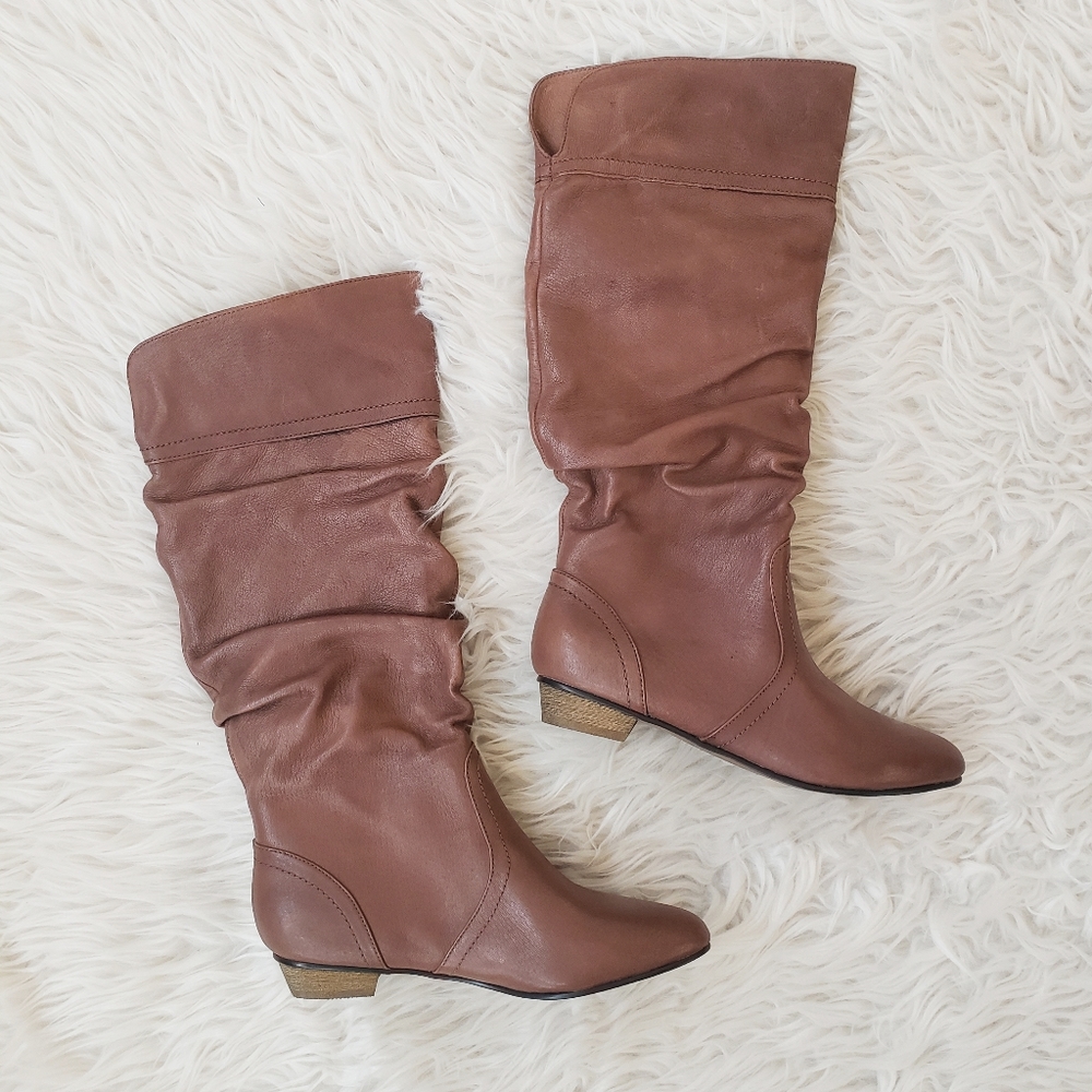 Steve Madden Candence Leather Tan Boot